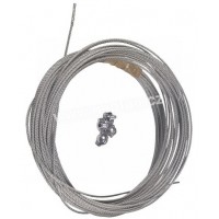 Lanko z kor. oceli 20 m (pr. 2 mm) + 4x úchytka